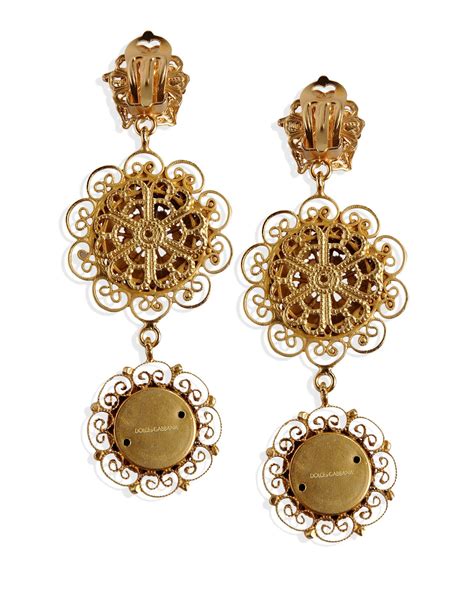 bijoux dolce gabbana|Dolce & Gabbana earrings for women.